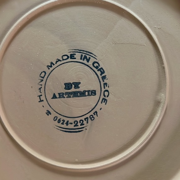 Greece ARTEMIS handmade terracotta plate hanging - Picture 6 of 6